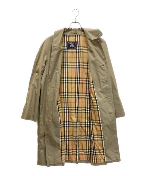 Burberry's（バーバリー）Burberry's (バーバリー) 裏ノバチェックステンカラーコート ベージュ サイズ:不明の古着・服飾アイテム