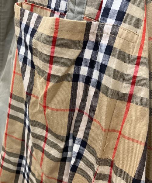Burberry's（バーバリー）Burberry's (バーバリー) 裏ノバチェックステンカラーコート ベージュ サイズ:不明の古着・服飾アイテム