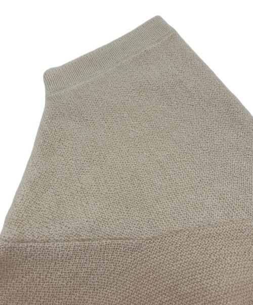 RAffa MOLINA（ラファモリーナ）RAffa MOLINA (ラファモリーナ) 別注パイピング クルーネック ハーフスリーブニット アイボリー サイズ:Mの古着・服飾アイテム