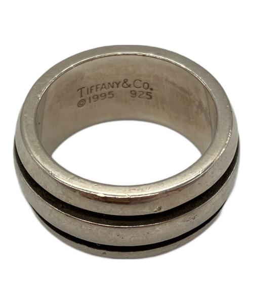 TIFFANY & Co.（ティファニー）TIFFANY & Co. (ティファニー) アトラスク ダブルラインリング シルバー サイズ:9号の古着・服飾アイテム