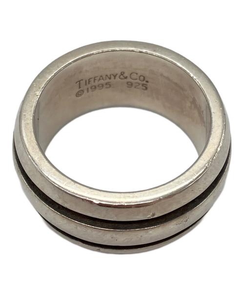 TIFFANY & Co.（ティファニー）TIFFANY & Co. (ティファニー) アトラスク ダブルラインリング シルバー サイズ:9号の古着・服飾アイテム