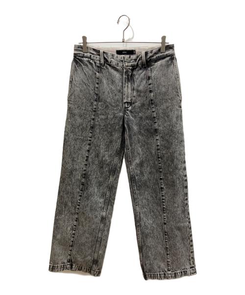 Vaporize（ヴェイパライズ）Vaporize (ヴェイパライズ) Pigment Dye Denim Work Pants/デニムパンツ グレー サイズ:Ｓの古着・服飾アイテム