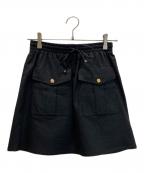 CELINEセリーヌ）の古着「カシミヤ ミニスカート」｜グレー