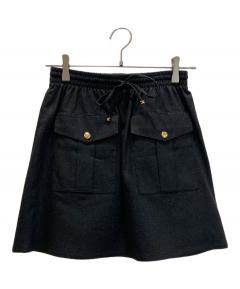 中古・古着通販】DRAWER (ドゥロワー) サイド金釦フレアスカート