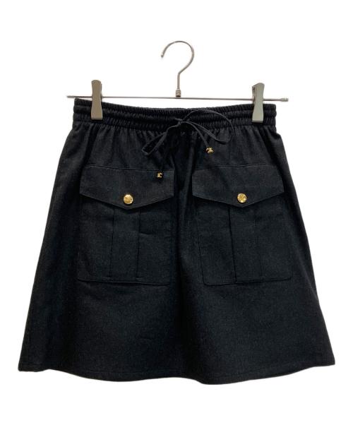 CELINE（セリーヌ）CELINE (セリーヌ) カシミヤ ミニスカート グレー サイズ:36の古着・服飾アイテム
