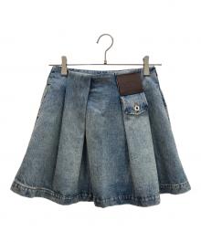 LOEWE（ロエベ）の古着「26SS ロゴ デニムミニスカート」｜ブルー