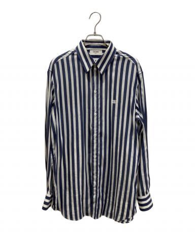 中古・古着通販】CELINE (セリーヌ) トリオンフロゴ ストライプシャツ