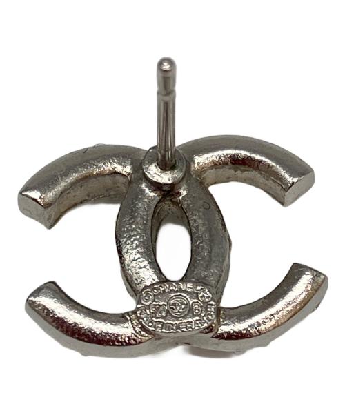 CHANEL（シャネル）CHANEL (シャネル) ココマーク ラインストーン ピアスの古着・服飾アイテム