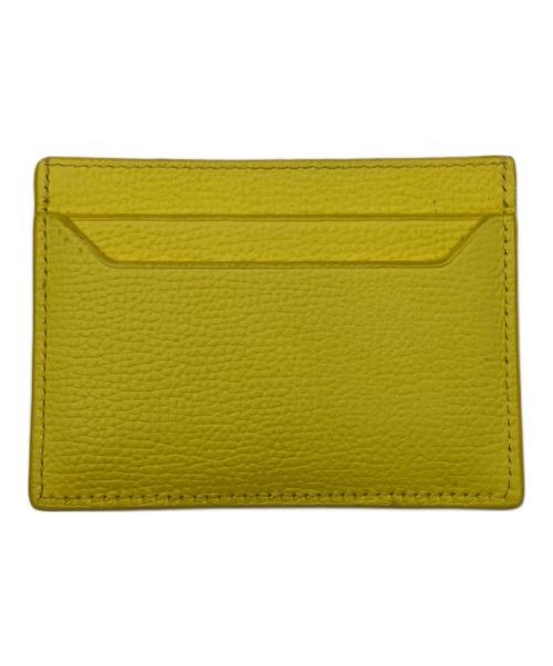 LOEWE（ロエベ）LOEWE (ロエベ) アナグラム プレーン カードホルダー ケース イエローの古着・服飾アイテム