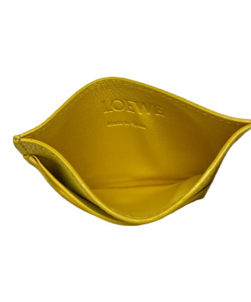 LOEWE（ロエベ）LOEWE (ロエベ) アナグラム プレーン カードホルダー ケース イエローの古着・服飾アイテム
