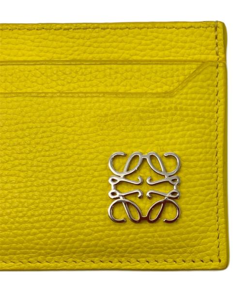 LOEWE（ロエベ）LOEWE (ロエベ) アナグラム プレーン カードホルダー ケース イエローの古着・服飾アイテム