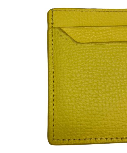 LOEWE（ロエベ）LOEWE (ロエベ) アナグラム プレーン カードホルダー ケース イエローの古着・服飾アイテム