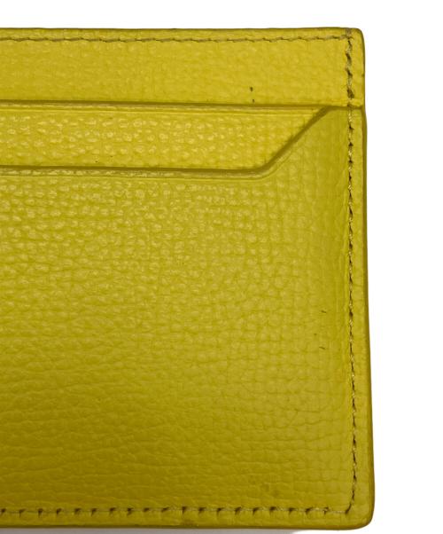 LOEWE（ロエベ）LOEWE (ロエベ) アナグラム プレーン カードホルダー ケース イエローの古着・服飾アイテム