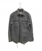 DIESELディーゼル）の古着「デニムシャツ」｜ブラック