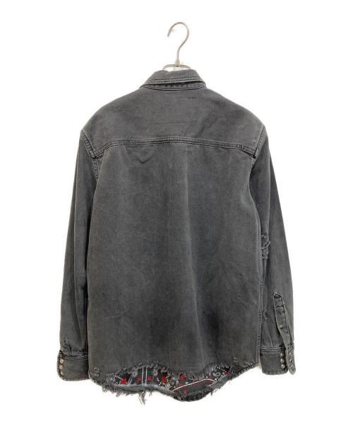 DIESEL（ディーゼル）DIESEL (ディーゼル) デニムシャツ ブラック サイズ:XSの古着・服飾アイテム