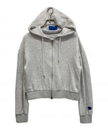 BLUE×PALANG（ブルーパラン）の古着「BASIC WZIP HOODIE ジップパーカー」｜グレー