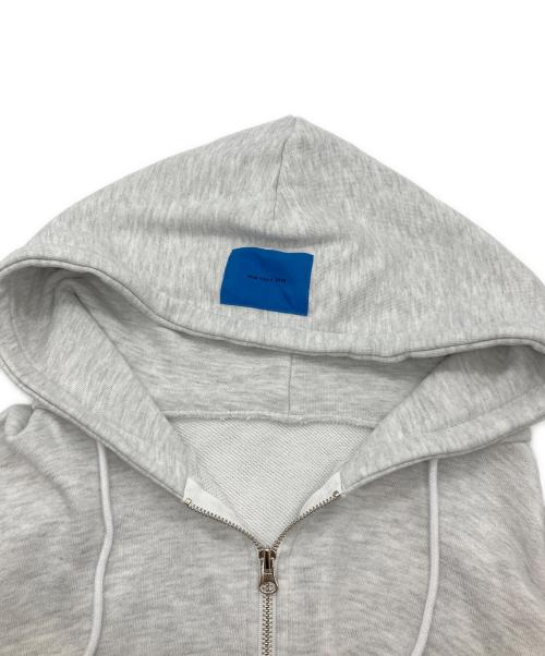 BLUE×PALANG（ブルーパラン）BLUE×PALANG (ブルーパラン) BASIC WZIP HOODIE ジップパーカー グレー サイズ:freeの古着・服飾アイテム