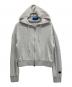 BLUE×PALANG（ブルーパラン）の古着「BASIC WZIP HOODIE ジップパーカー」｜グレー