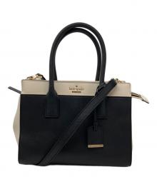 Kate Spade（ケイトスペード）の古着「2WAYバッグ」｜ホワイト×ブラック