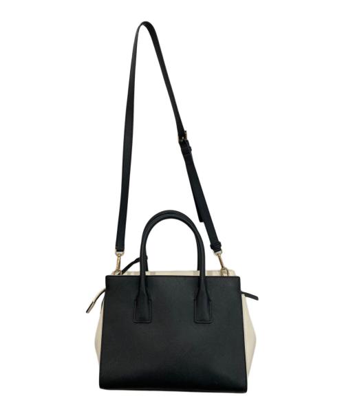 Kate Spade（ケイトスペード）Kate Spade (ケイトスペード) 2WAYバッグ ホワイト×ブラックの古着・服飾アイテム