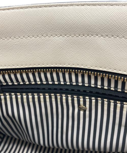Kate Spade（ケイトスペード）Kate Spade (ケイトスペード) 2WAYバッグ ホワイト×ブラックの古着・服飾アイテム