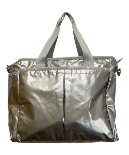 LeSportsac（レスポートサック）LeSportsac (レスポートサック) RYAN TRAVEL TOTE2 トートバッグ シルバーの古着・服飾アイテム