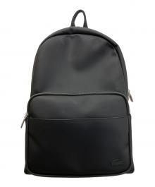 LACOSTE（ラコステ）の古着「ポケットバックパック」｜ブラック