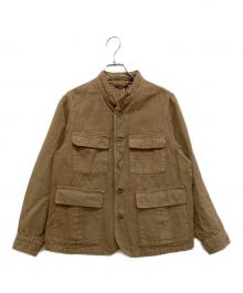 nest Robe（ネストローブ）の古着「コットンリネン フィールドジャケット」｜ブラウン