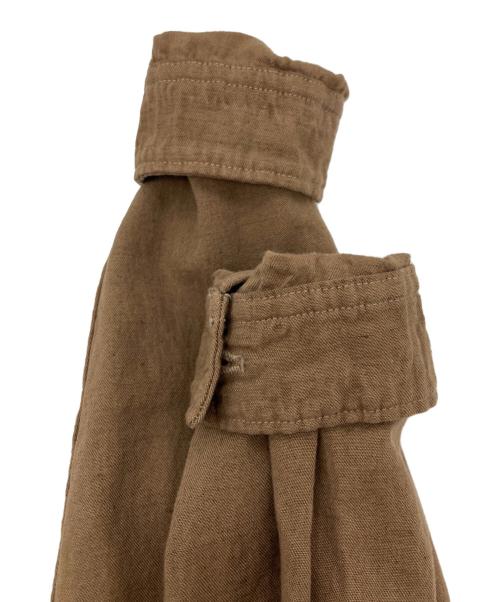 nest Robe（ネストローブ）nest Robe (ネストローブ) コットンリネン フィールドジャケット ブラウン サイズ:freeの古着・服飾アイテム