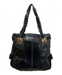 Chloe（クロエ）の古着「Eloise エロイーズ レザー トートバッグ」｜ブラック