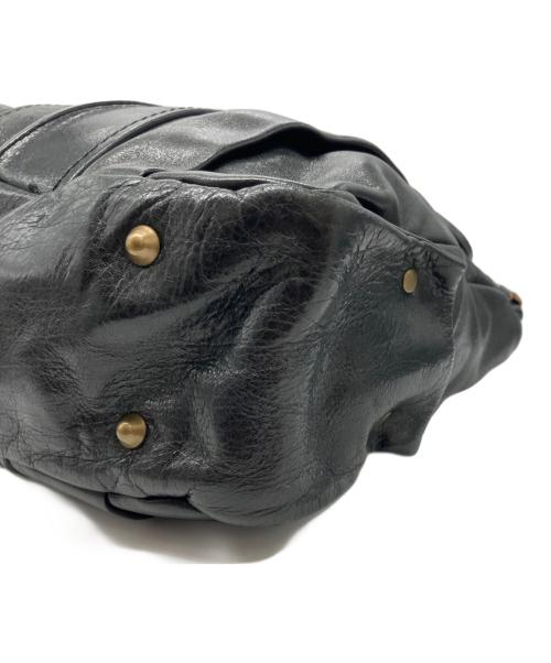 Chloe（クロエ）Chloe (クロエ) Eloise エロイーズ レザー トートバッグ ブラックの古着・服飾アイテム