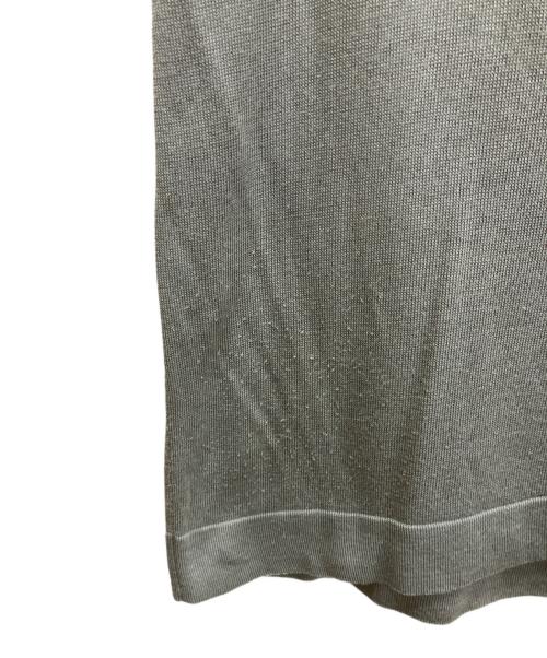 HERMES（エルメス）HERMES (エルメス) シルク タートルネック ノースリーブニット グレー サイズ:SMの古着・服飾アイテム