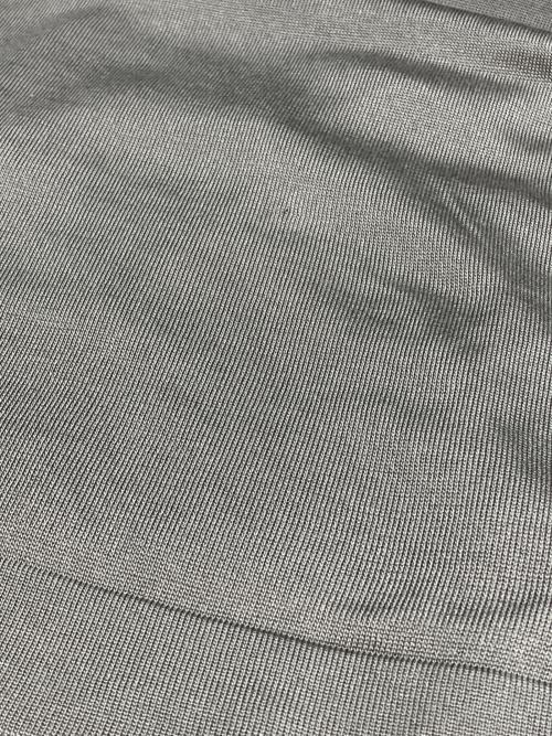 HERMES（エルメス）HERMES (エルメス) シルク タートルネック ノースリーブニット グレー サイズ:SMの古着・服飾アイテム