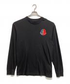 MONCLERモンクレール）の古着「アイコン ビッグ ワッペン ロングスリーブ Tシャツ」｜ブラック