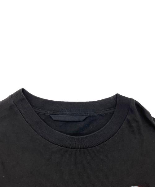 MONCLER（モンクレール）MONCLER (モンクレール) アイコン ビッグ ワッペン ロングスリーブ Tシャツ ブラック サイズ:Mの古着・服飾アイテム