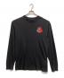 MONCLER（モンクレール）の古着「アイコン ビッグ ワッペン ロングスリーブ Tシャツ」｜ブラック