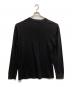 MONCLER (モンクレール) アイコン ビッグ ワッペン ロングスリーブ Tシャツ ブラック サイズ:M：16000円