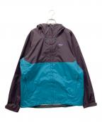 Patagoniaパタゴニア）の古着「トレントシェル 3L・レイン・ジャケット」｜グリーン×パープル