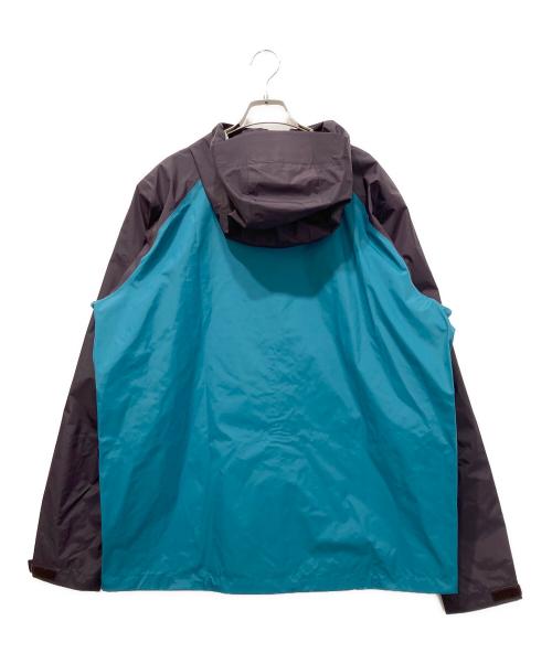 Patagonia（パタゴニア）Patagonia (パタゴニア) トレントシェル 3L・レイン・ジャケット グリーン×パープル サイズ:XLの古着・服飾アイテム