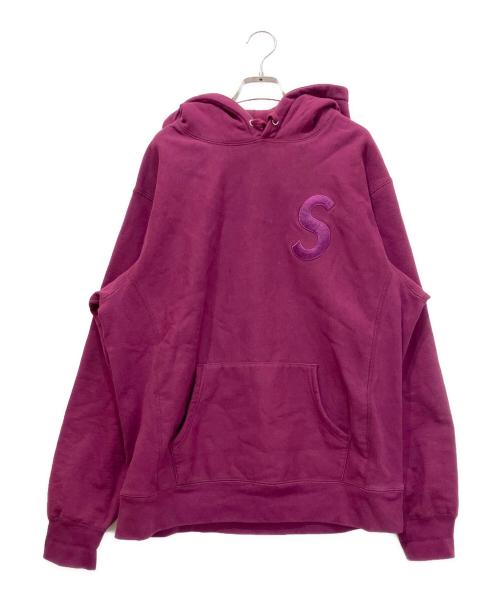 SUPREME（シュプリーム）Supreme (シュプリーム) S LOGO HOODED SWEATSHIRT パープル サイズ:XLの古着・服飾アイテム