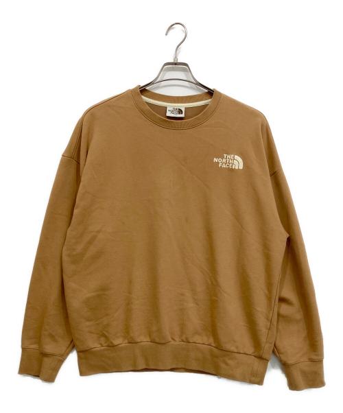 THE NORTH FACE（ザ ノース フェイス）THE NORTH FACE (ザ ノース フェイス) BONNEY SWEATSHIRTS クルーネックスウェット ブラウン サイズ:Lの古着・服飾アイテム