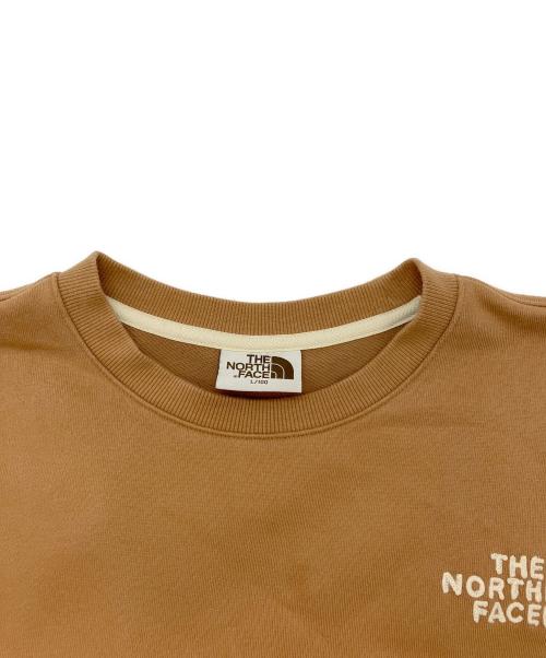 THE NORTH FACE（ザ ノース フェイス）THE NORTH FACE (ザ ノース フェイス) BONNEY SWEATSHIRTS クルーネックスウェット ブラウン サイズ:Lの古着・服飾アイテム