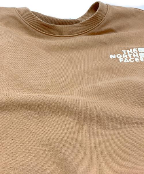 THE NORTH FACE（ザ ノース フェイス）THE NORTH FACE (ザ ノース フェイス) BONNEY SWEATSHIRTS クルーネックスウェット ブラウン サイズ:Lの古着・服飾アイテム