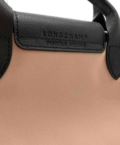 LONGCHAMP（ロンシャン）LONGCHAMP (ロンシャン) ル プリアージュ エナジー XS トップハンドルバッグ ピンク×ブラックの古着・服飾アイテム