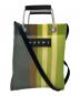 MARNI（マルニ）の古着「ストライプミニショルダーバッグ」｜グリーン×グレー