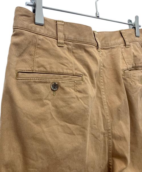 COMME des GARCONS HOMME（コムデギャルソン オム）COMME des GARCONS HOMME (コムデギャルソン オム) ワイドチノパンツ ブラウン サイズ:Sの古着・服飾アイテム