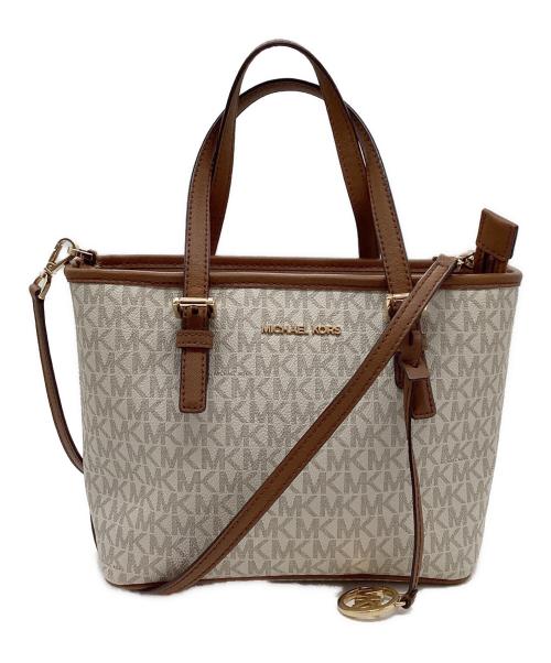 MICHAEL KORS（マイケルコース）MICHAEL KORS (マイケルコース) バッグ アイボリーの古着・服飾アイテム