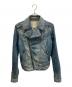 DIESEL（ディーゼル）の古着「デニムライダースジャケット」｜インディゴ