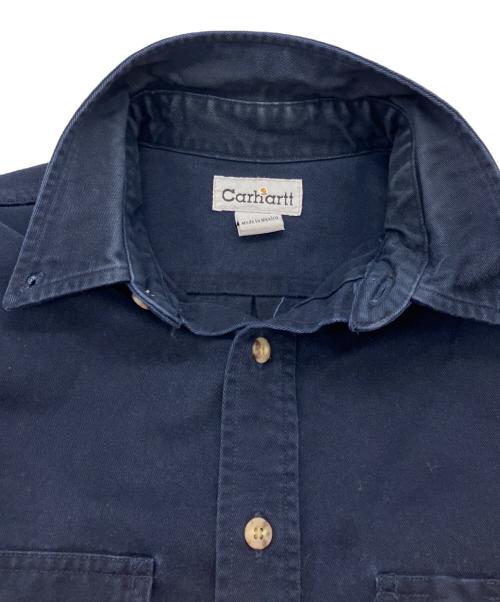 CarHartt（カーハート）CarHartt (カーハート) ボタンダウンシャツ ネイビー サイズ:Lの古着・服飾アイテム