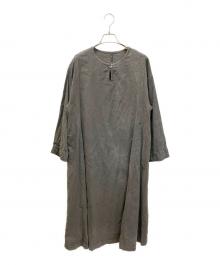 nest Robe（ネストローブ）の古着「UL天然染めワンピース コットンリネン」｜グレー